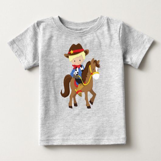 Cowboy, Sheriff, Paard, Western, Blond Haar (Voorkant)