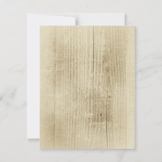 Cowboy Shoes western Country Save the Date (Achterkant)