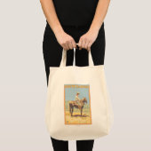 Cowboy (Side View) South Dakota Tote Bag (Voorkant (product))