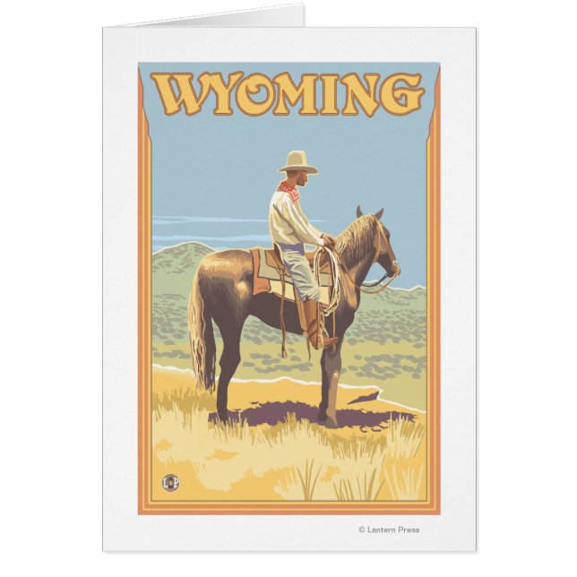 Cowboy (Side View) Wyoming (Voorkant)