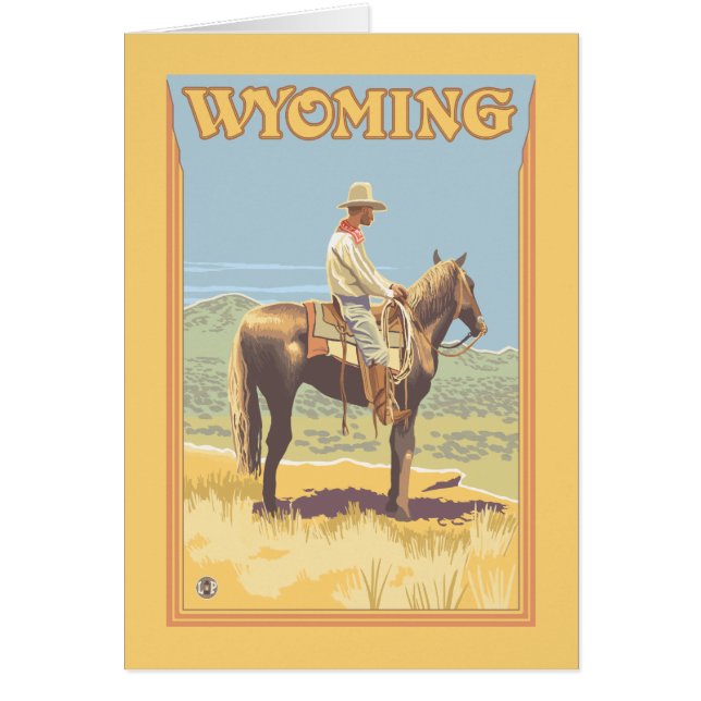 Cowboy (Side View) Wyoming (Voorkant)