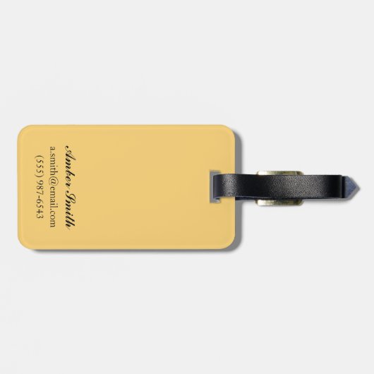 Cowboy (Side View) Wyoming Bagagelabel (Achterkant horizontaal)