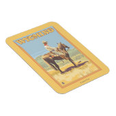 Cowboy (Side View) Wyoming Magneet (Rechterzijde)