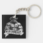 Cowboy Silverback Kevin's Corner REAL GORILLA Sleutelhanger (Achterkant)