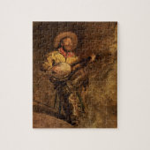  Cowboy Singing door Thomas Eakins Legpuzzel (Verticaal)