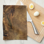  Cowboy Singing door Thomas Eakins Theedoek (Quarter Fold)