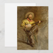 Cowboy Singing | Thomas Eakins (Voorkant / Achterkant)