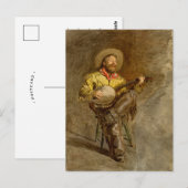 Cowboy Singing | Thomas Eakins Briefkaart (Voorkant / Achterkant)