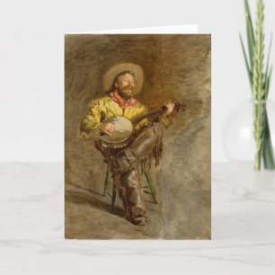 Cowboy Singing   Thomas Eakins Kaart