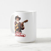 Cowboy Sinterklaas zingt kerstliedje Koffiemok (Voorkant links)