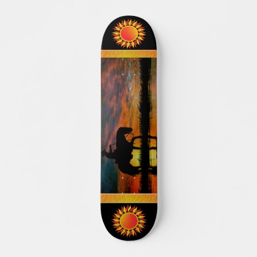Cowboy Skateboard (Voorkant)