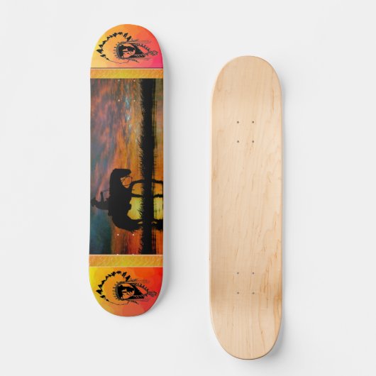 Cowboy Skateboard (Voorkant)