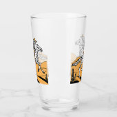 Cowboy Skeleton Western Skelet Glas (Links)
