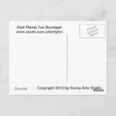 Cowboy Sketch Briefkaart (Achterkant)