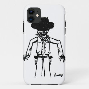 Cowboy Sketch iPhone 5 Hoesje
