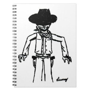 Cowboy Sketch Notitieboek