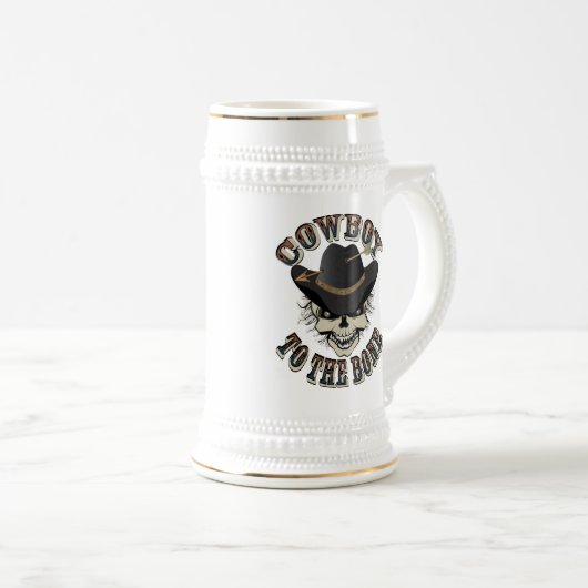 Cowboy Skull Bierpul (Voorkant rechts)