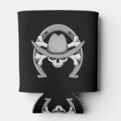 Cowboy Skull Hoefijzer Blikjeskoeler (Achterkant)