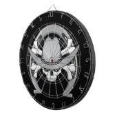 Cowboy Skull Hoefijzer Dartbord (Voorkant Rechts)