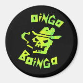 Cowboy skull oingo boingo magnet (Voorkant)
