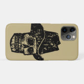  Cowboy Skull Print met Oud Western Pet Case-Mate iPhone Case (Achterkant (horizontaal))