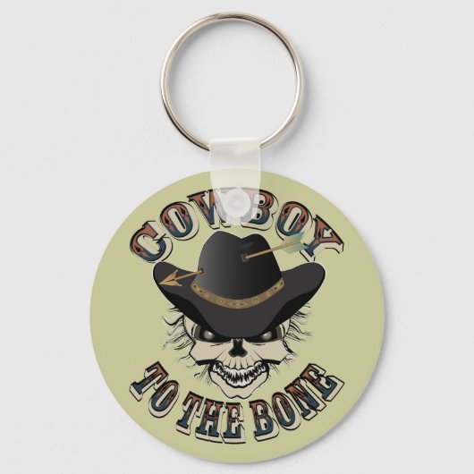 Cowboy Skull Sleutelhanger (Voorkant)