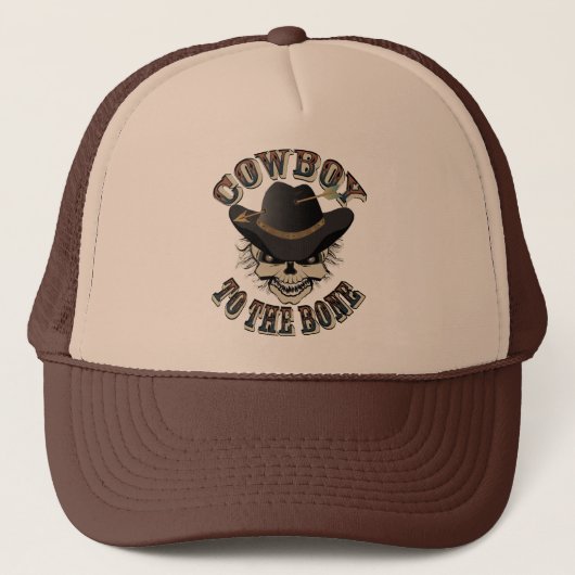 Cowboy Skull Trucker Pet (Voorkant)