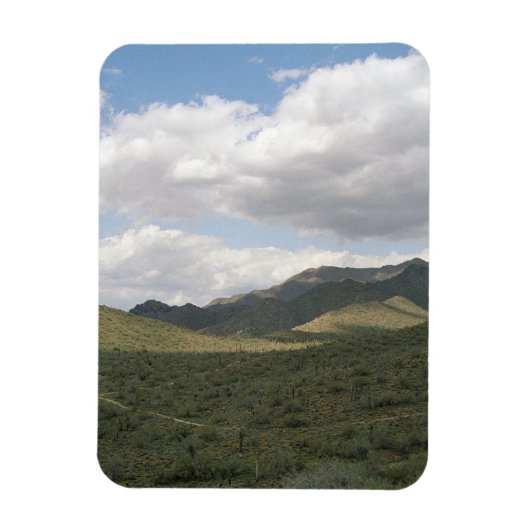 Cowboy Skyline Decorative Westerne Photo Magnets Magneet (Verticaal)