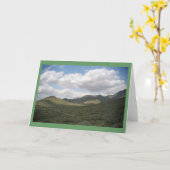 Cowboy Skyline Desert Wenskaarten of Note Cards Kaart (Gele Bloem)