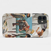 Cowboy slaapt in schoonheidssalon Case-Mate iPhone case (Achterkant (horizontaal))