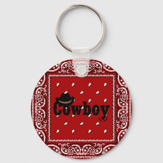 Cowboy Sleutelhanger (Voorkant)