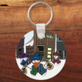 Cowboy Snowman Bandit Sleutelhanger (Voorkant)