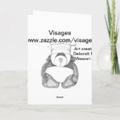 Cowboy Snowman met Red Bandana Feestdagen Kaart (Achterkant)