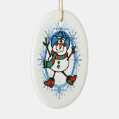 Cowboy Snowman Ornament (Rechts)