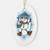 Cowboy Snowman Ornament (Links)