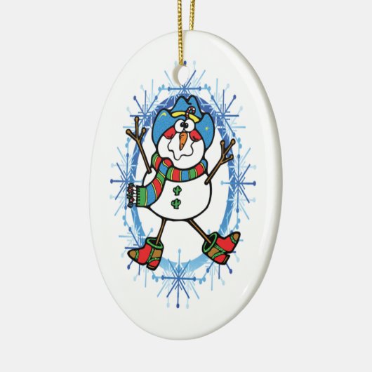 Cowboy Snowman Ornament (Links)