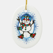 Cowboy Snowman Ornament (Voorkant)