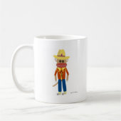 Cowboy Sock Monkey Koffiemok (Links)