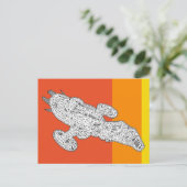 Cowboy Spaceship briefkaart (Staand voorkant)