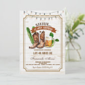 Cowboy Spanish Adult Man Sorpresa Birthday Kaart (Staand voorkant)