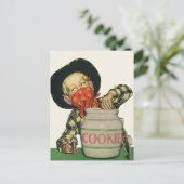  Cowboy Speelgoed Hand in de Cookie Jar Briefkaart (Staand voorkant)