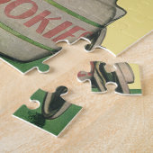 Cowboy Speelgoed Hand in de Cookie Jar Legpuzzel (Zijkant)