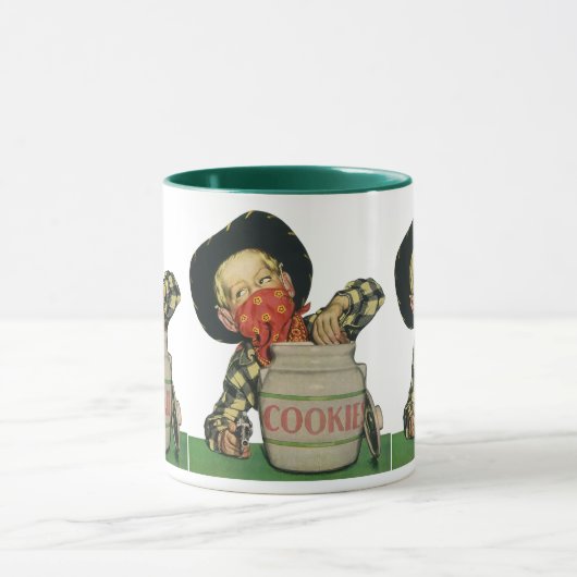  Cowboy Speelgoed Hand in de Cookie Jar Mok (Midden)