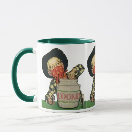 Cowboy Speelgoed Hand in de Cookie Jar Mok (Links)