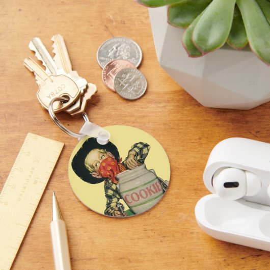 Cowboy Speelgoed Hand in de Cookie Jar Sleutelhanger (Bureau)