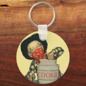Cowboy Speelgoed Hand in de Cookie Jar Sleutelhanger (Voorkant)