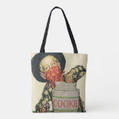 Cowboy Speelgoed Hand in de Cookie Jar Tote Bag (Achterkant)