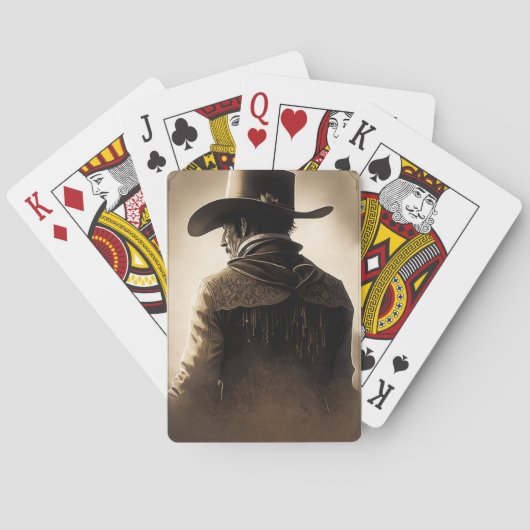 Cowboy-speelkaarten Pokerkaarten (Achterkant)