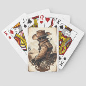 Cowboy-speelkaarten Pokerkaarten (Achterkant)