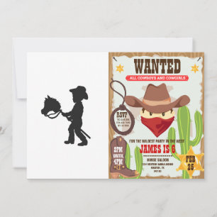 Cowboy spelen - Kies achtergrondkleur Kaart